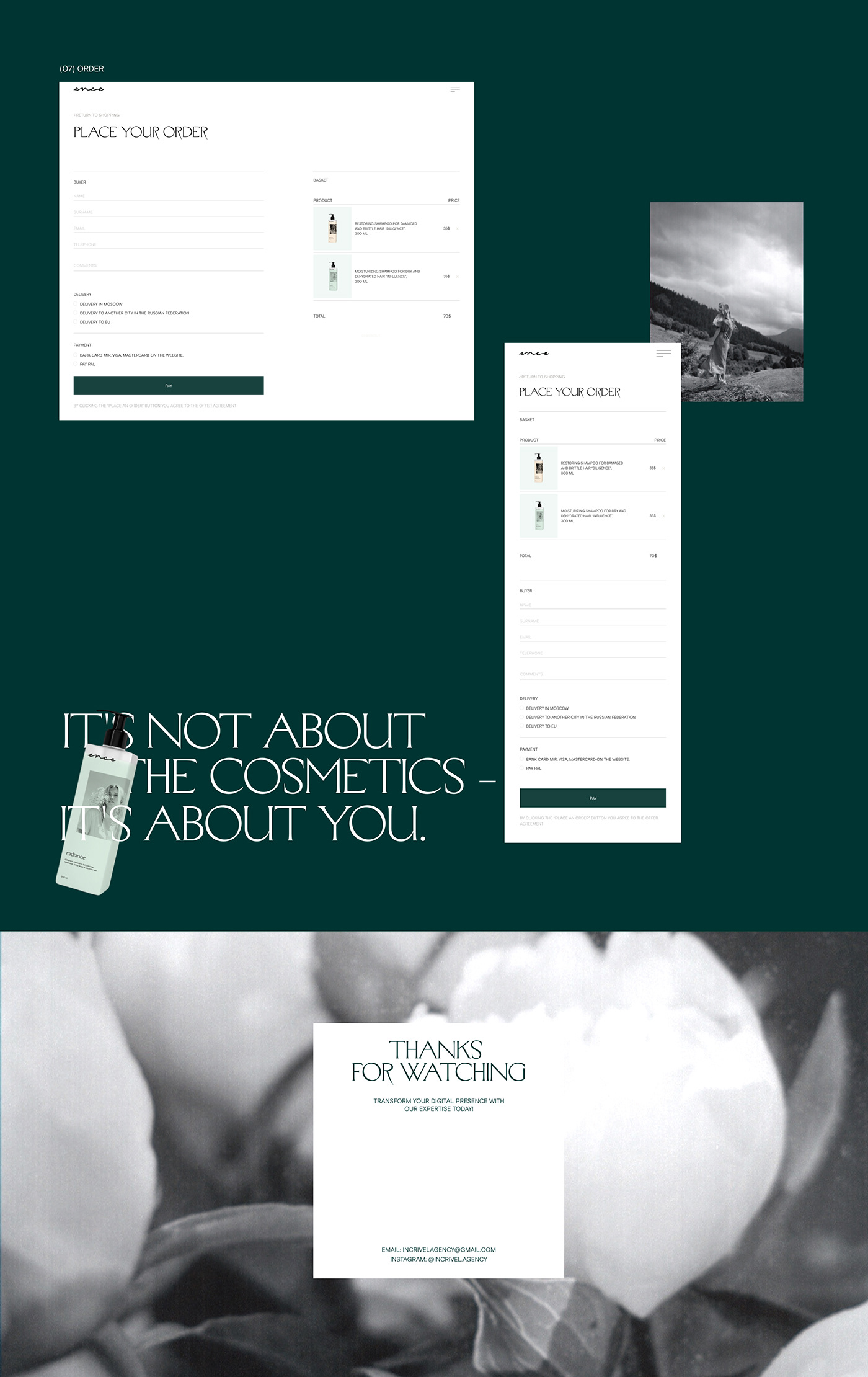 cosmetics e-commerce beauty ux