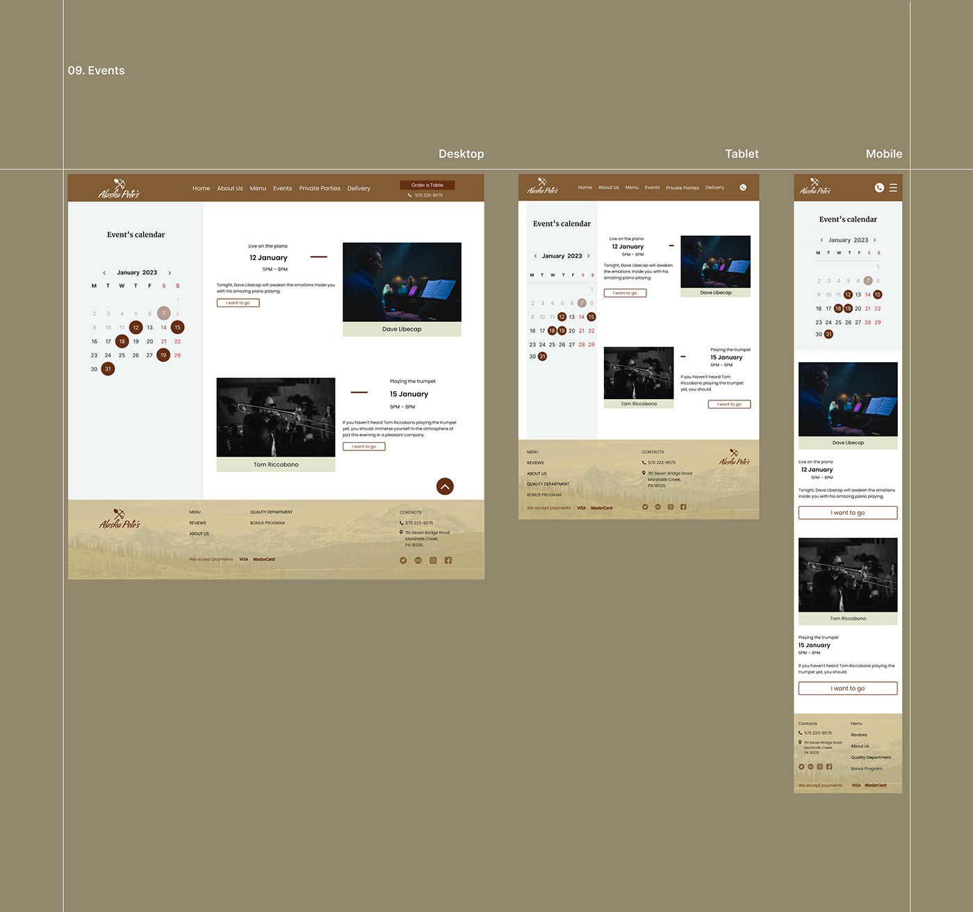 bbg Figma landing page landing page design Menu Card redesign restaraunt UI/UX Web Design  Website