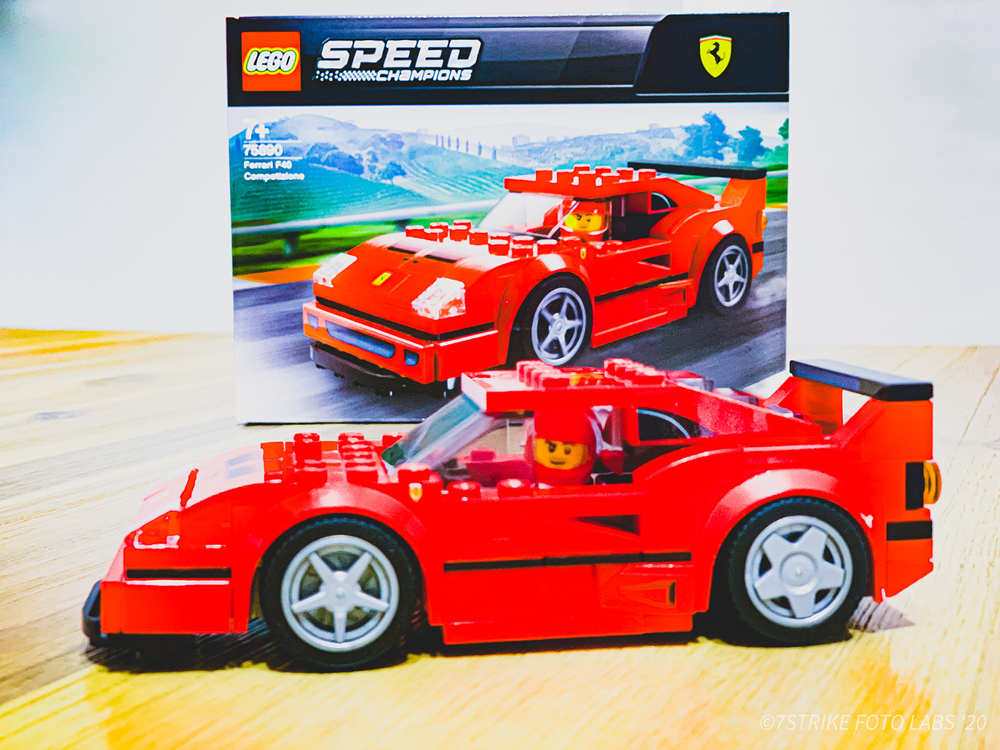 blur bright car close FERRARI Focus kids LEGO macro product Racing red saturated Sportscar studio Style toy