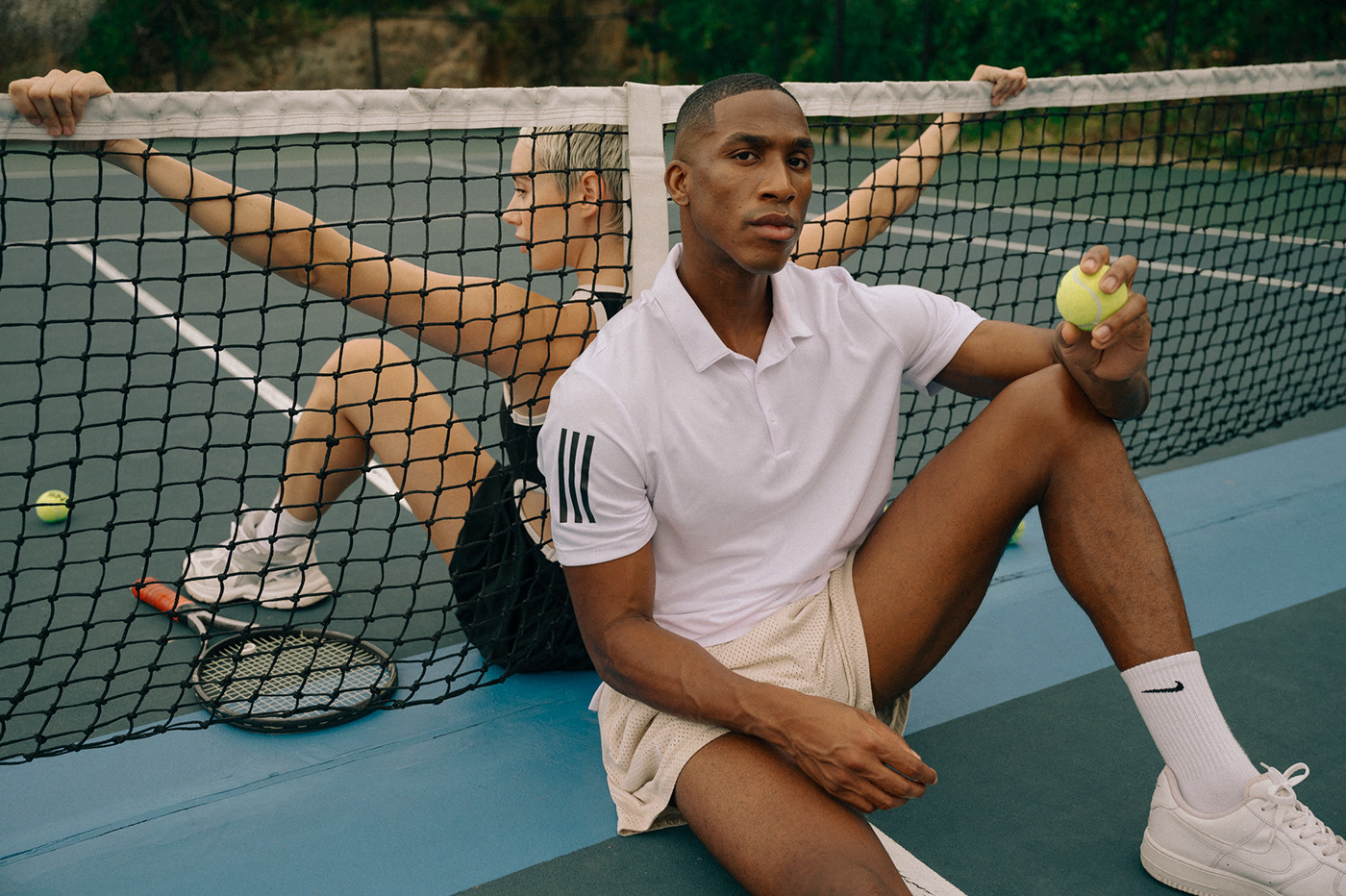 tennis activewear sports photography fashion photography editorial adidas Nike Asics Commercial Photography tennis court