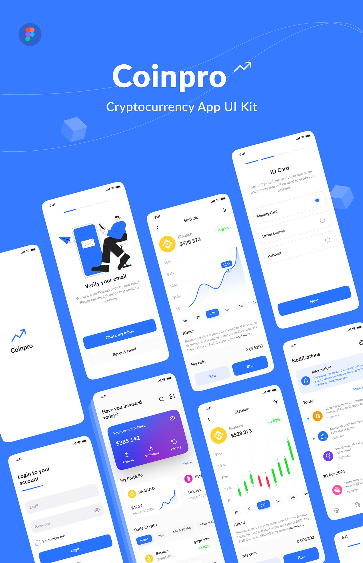 app coin crypto cryptopcurrency mobileapp uidesign uikit