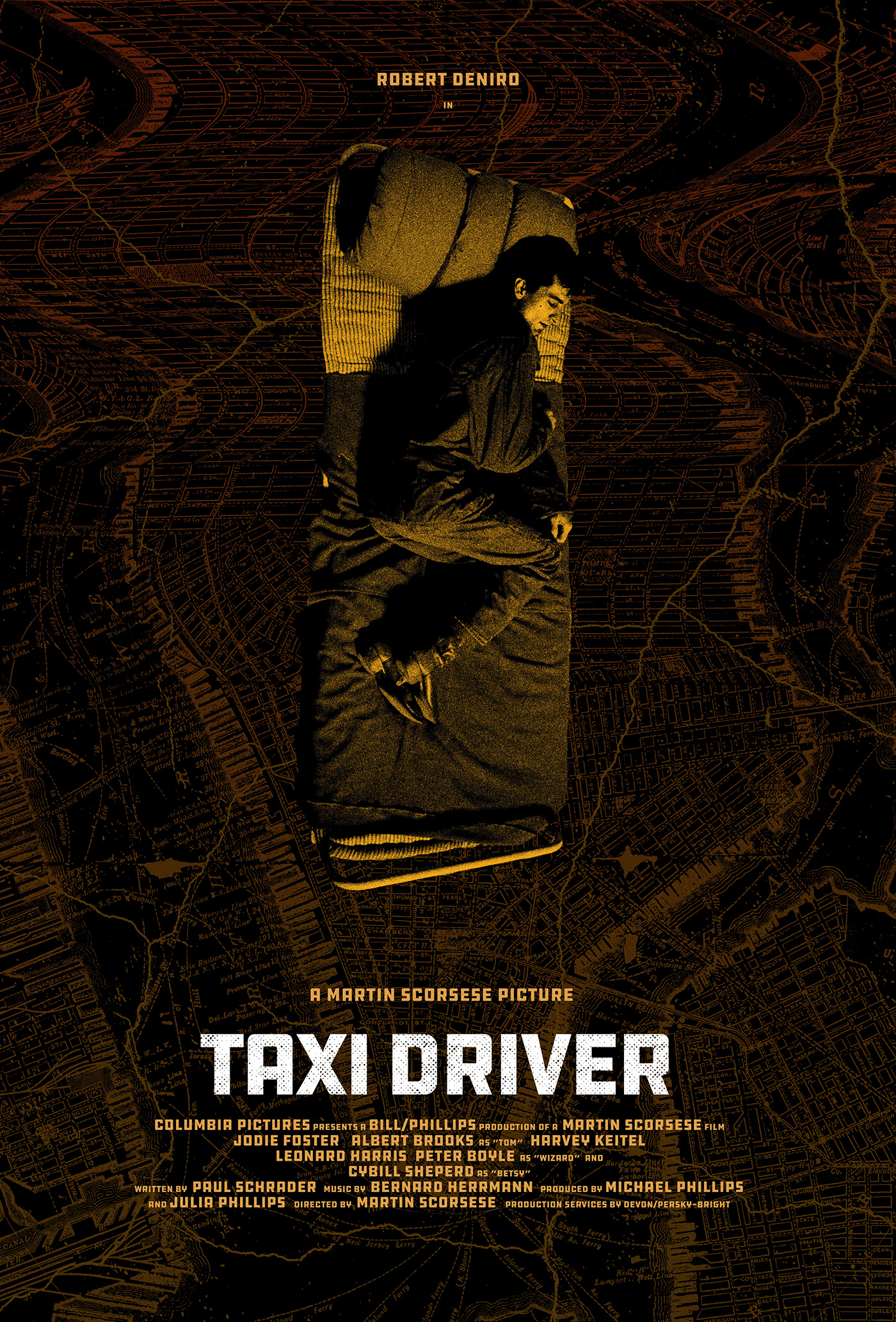 alternative DENIRO driver Film   Martin movie poster robert scorsese taxi