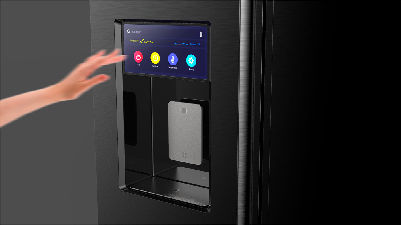 interactive design refrigerator design UI/UX