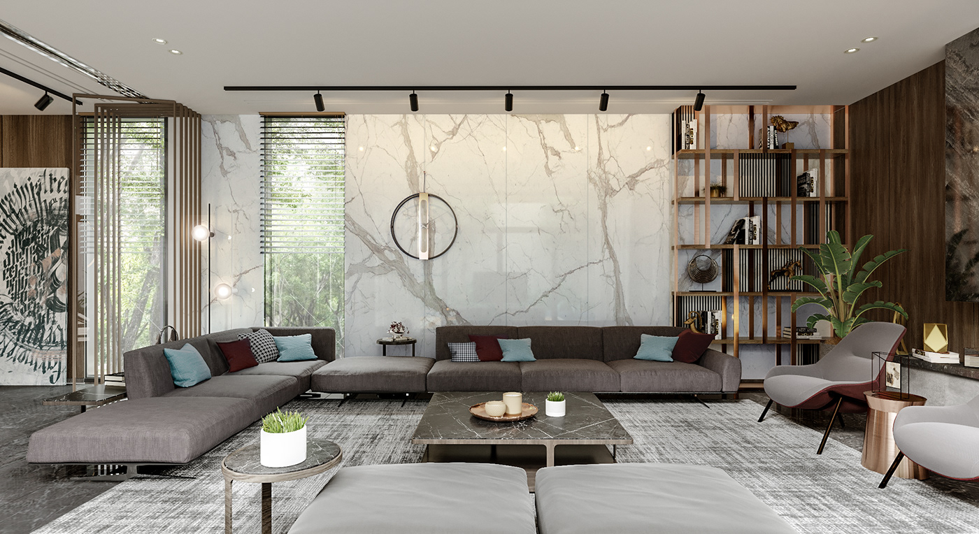 Interior interiordesign luxury architecture Villa ranch colors materials visualization AlKhobar
