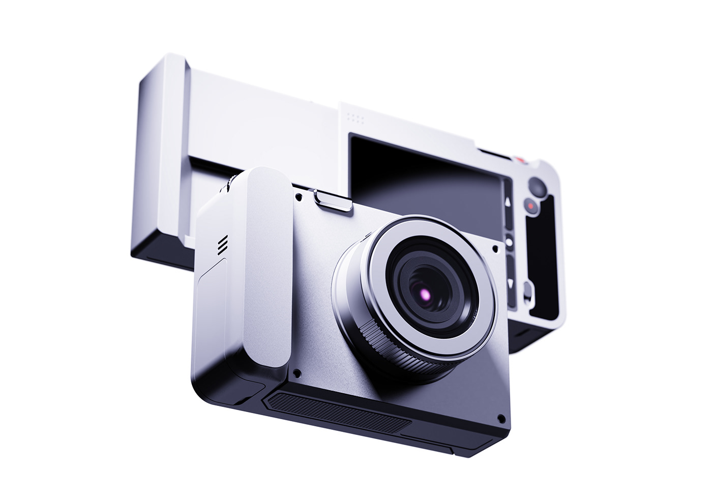 industrial design  product design  camera Behance designer 3d modeling Render 3D lens Photography 