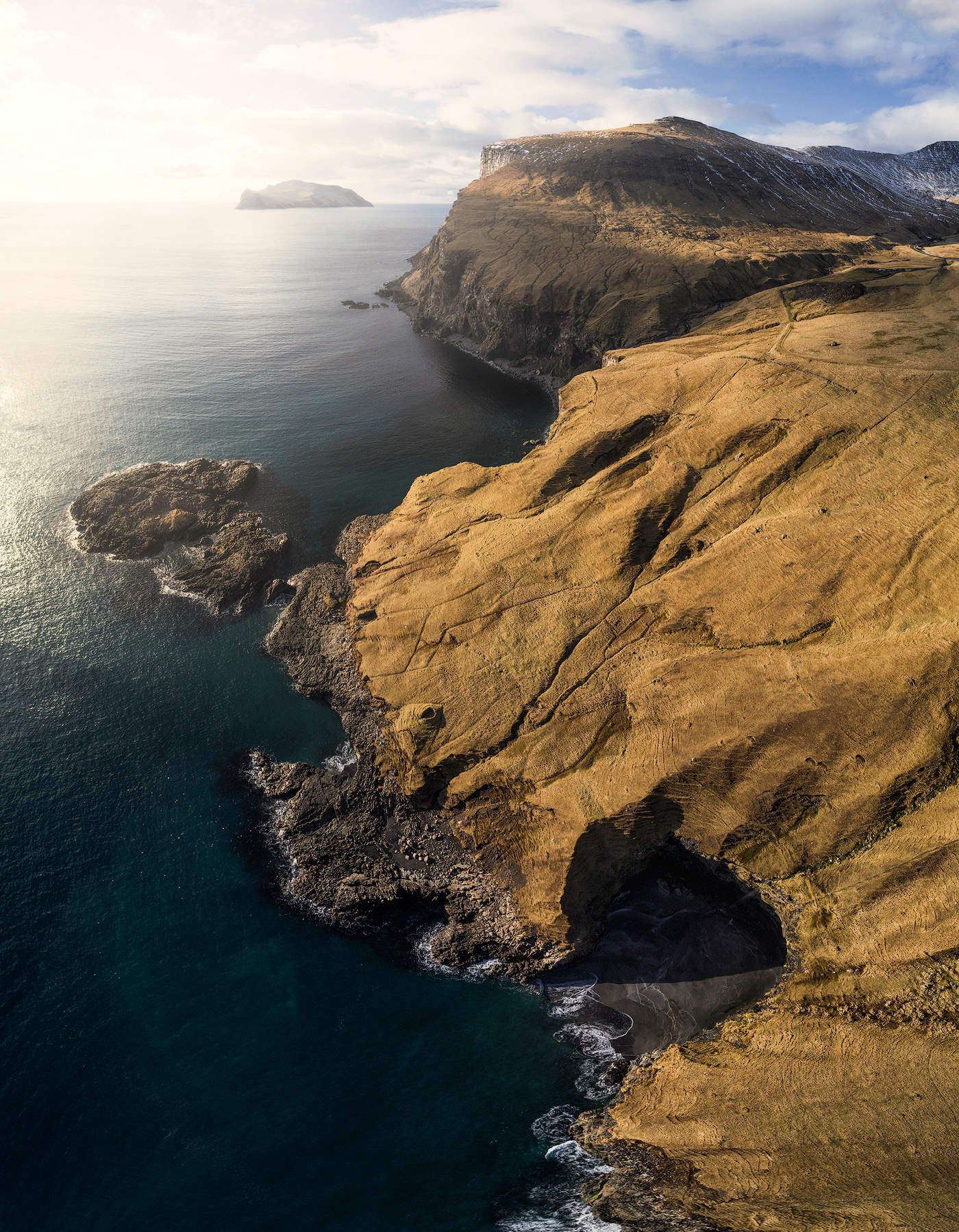 faroe islands Färöer Nikon d850 Phantom 4 Pro Landscape Nature Travel Photography  winter