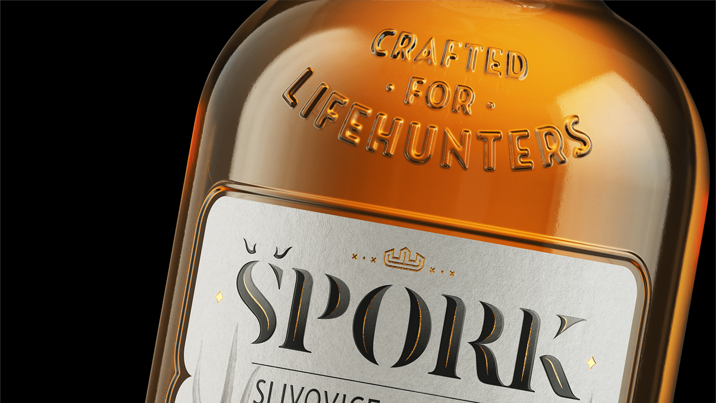 Absinthe amoth amothstudio gin graphic design  label design logo Packaging Spirits stag