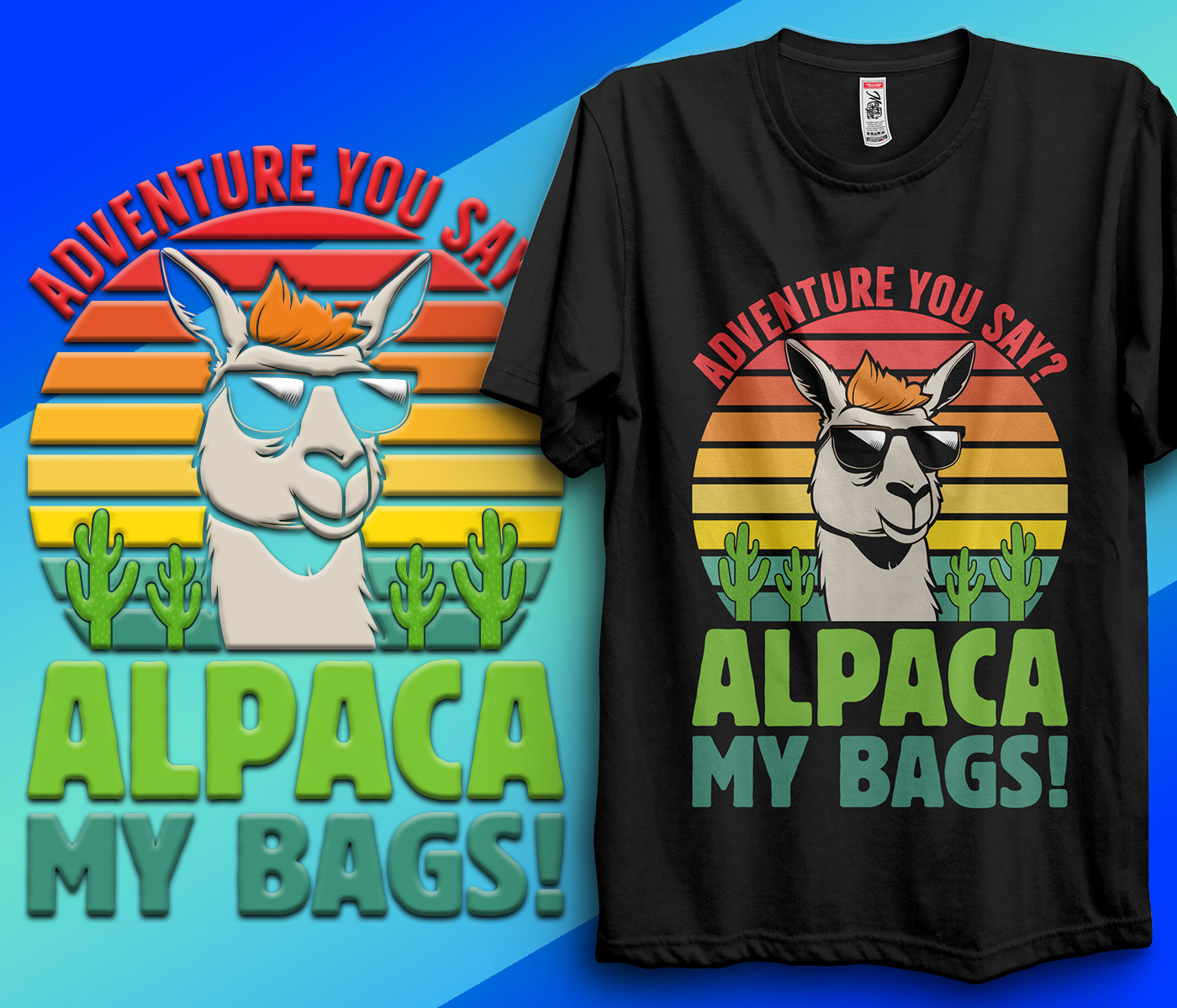Alpaca T-shirt Design