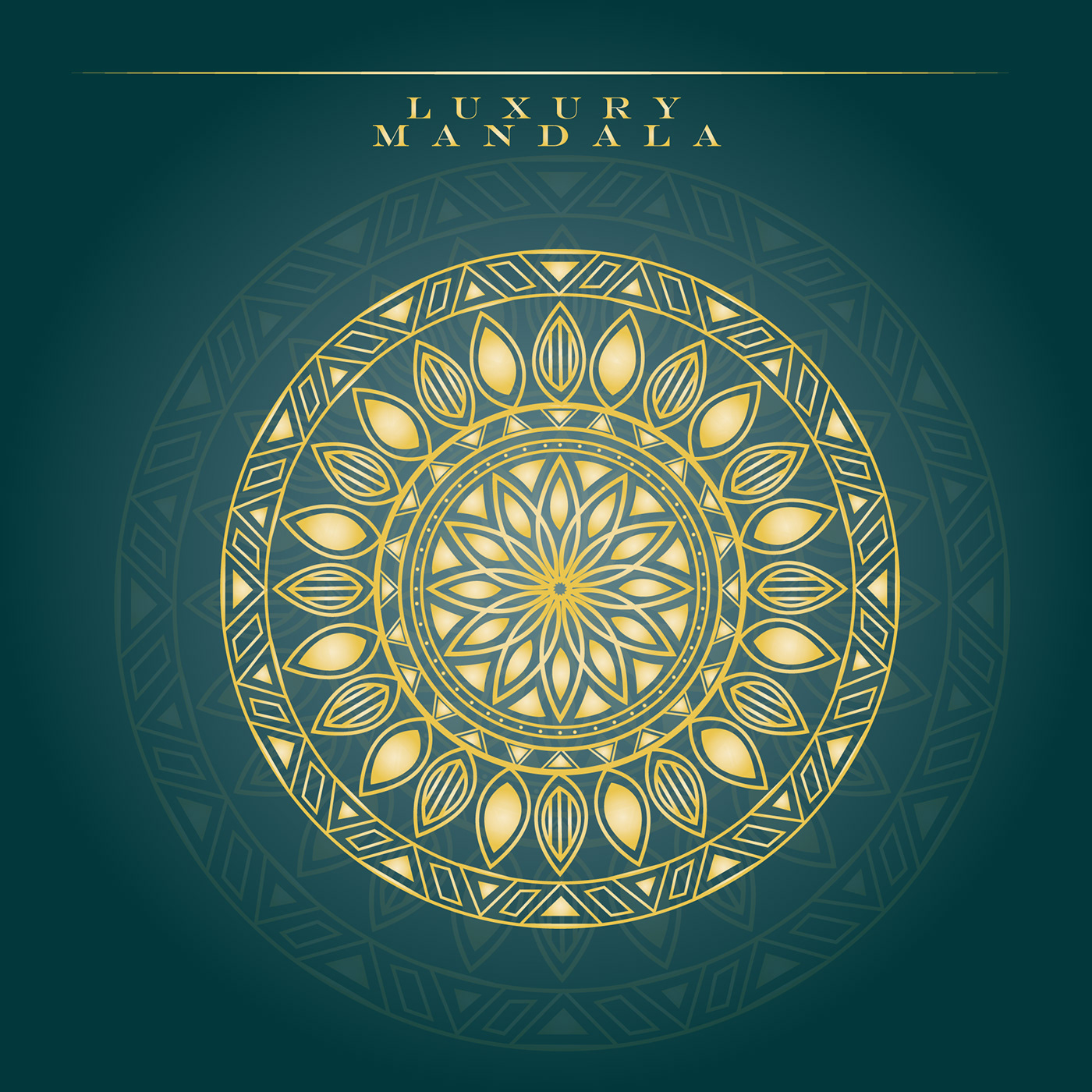 design Mandala Drawing  Digital Art  artwork minimal background pattern mordan Golden Mandala design