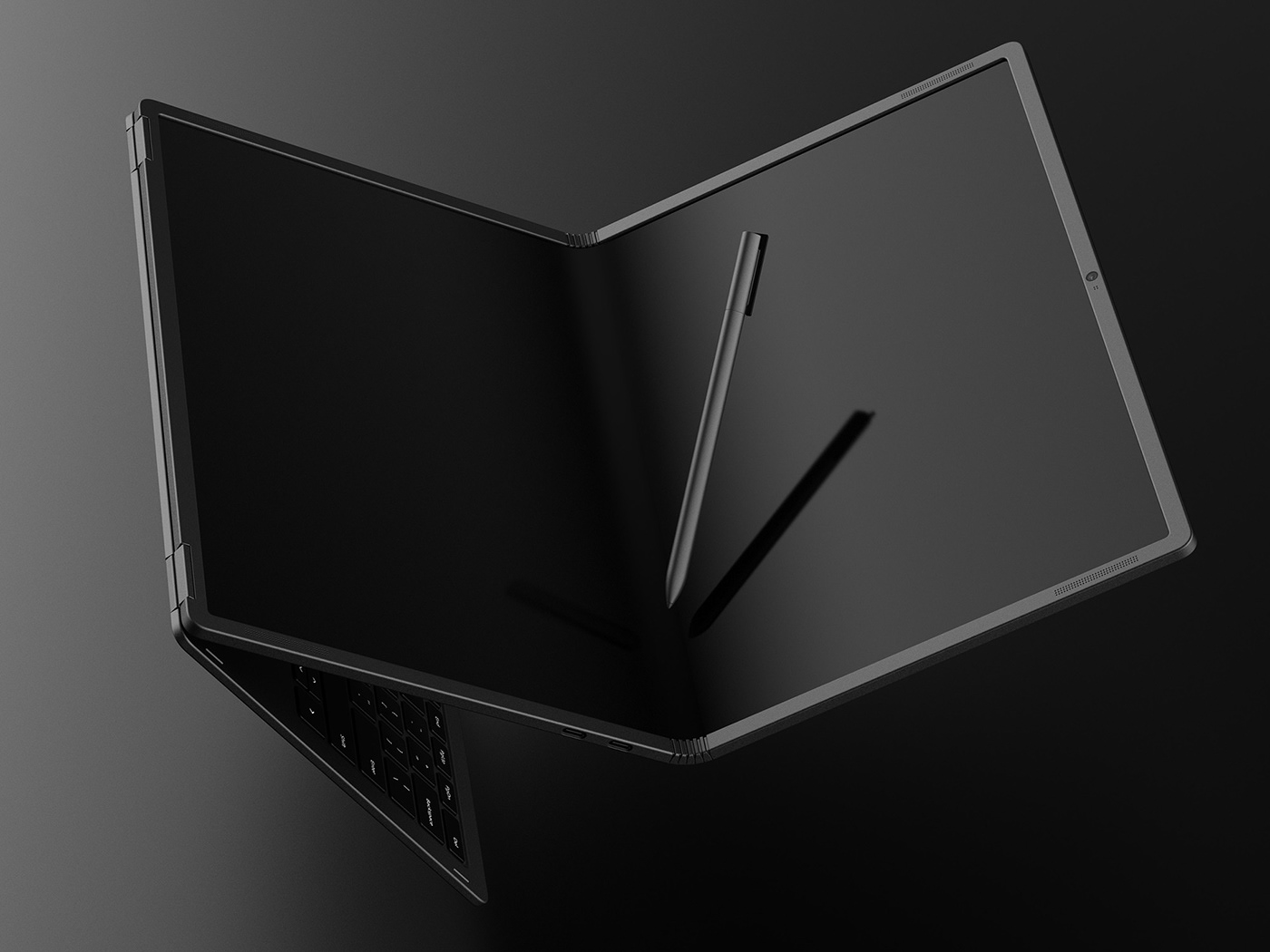 tablet Laptop Foldable windows10 Microsoft Drawing  Conceptdesign