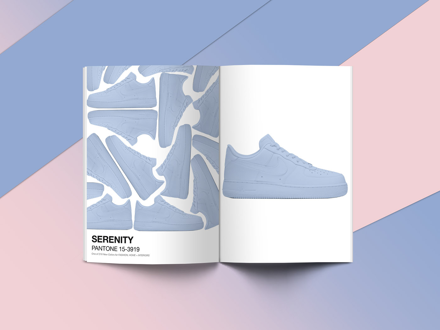 Nike sneakers pantone