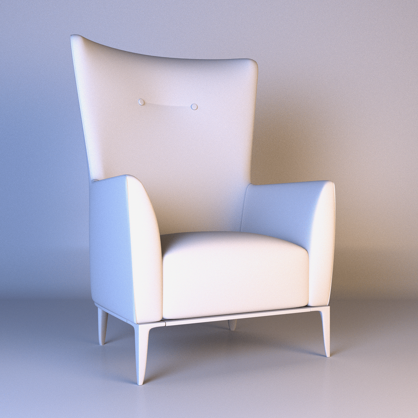 3dmax chair light visualization