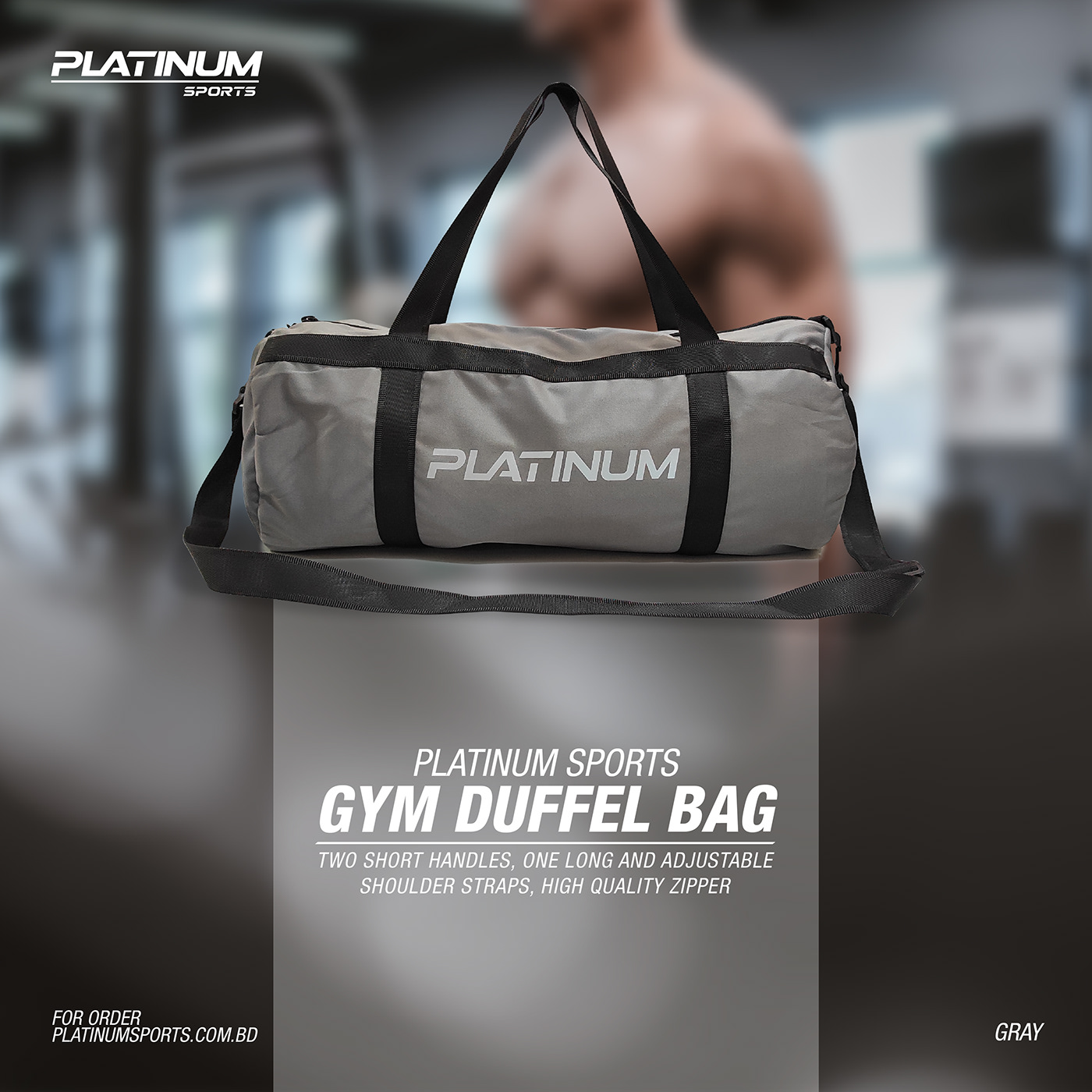 gym bag platinum sports