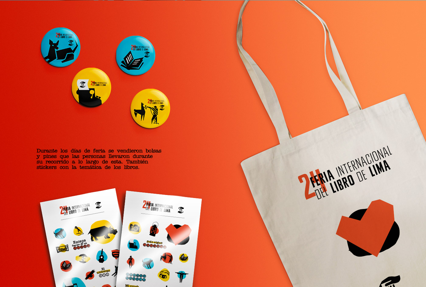branding  diseño gráfico Feria del libro merchandising