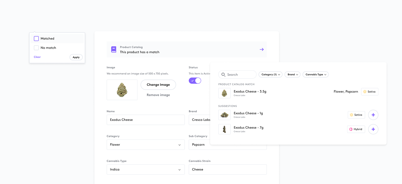 cannabis marijuana SAAS UI/UX app design