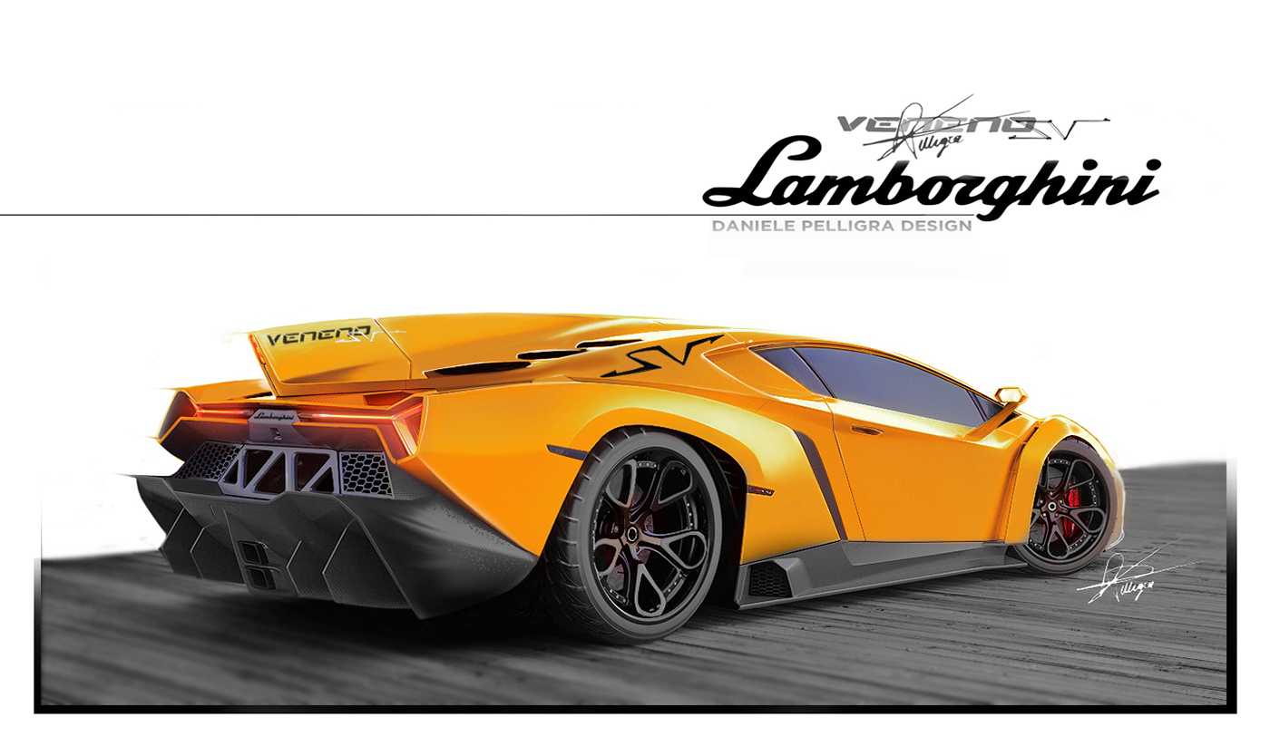 lamborghini veneno stradale concept facelift Pelligra design prototype race car Super Veloce veneno sv