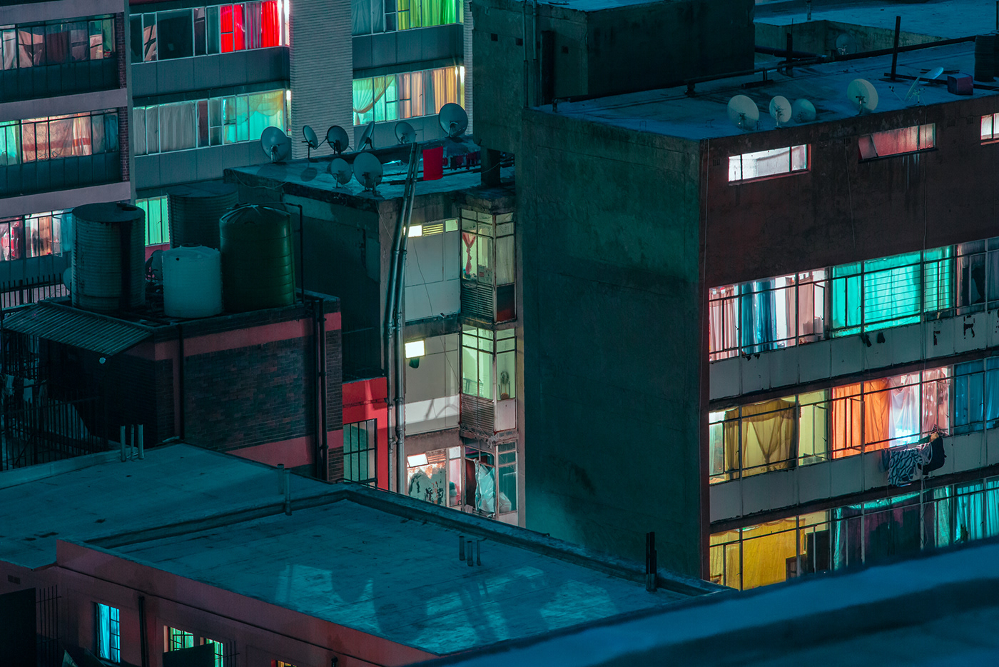 night long exposure Urban low light south africa johannesburg neon city Dystopia light