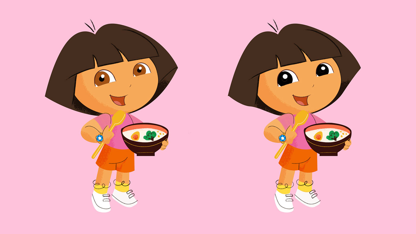 cartoon Character design  concept art Diversity Dora the Explorer Food  inclusion Nick nickelodeon pawpatrol