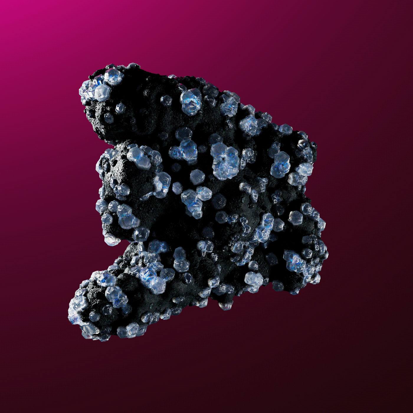 crystals minerals Gems jewlery design CGI 3D Nature Photography  vfx
