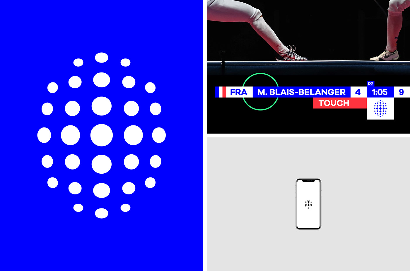 explicit branding  sport Responsive emblem world fencing championships