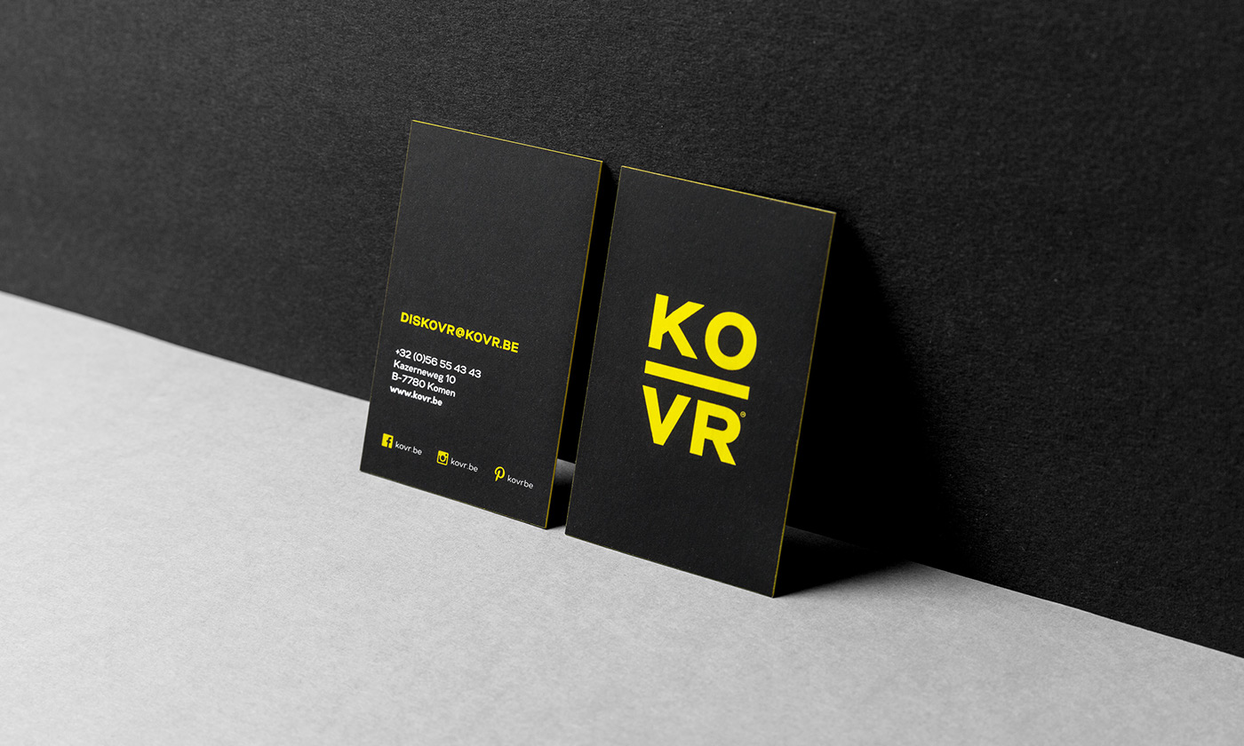 kovr branding  lighting light hyde yellow black architecture texture identity