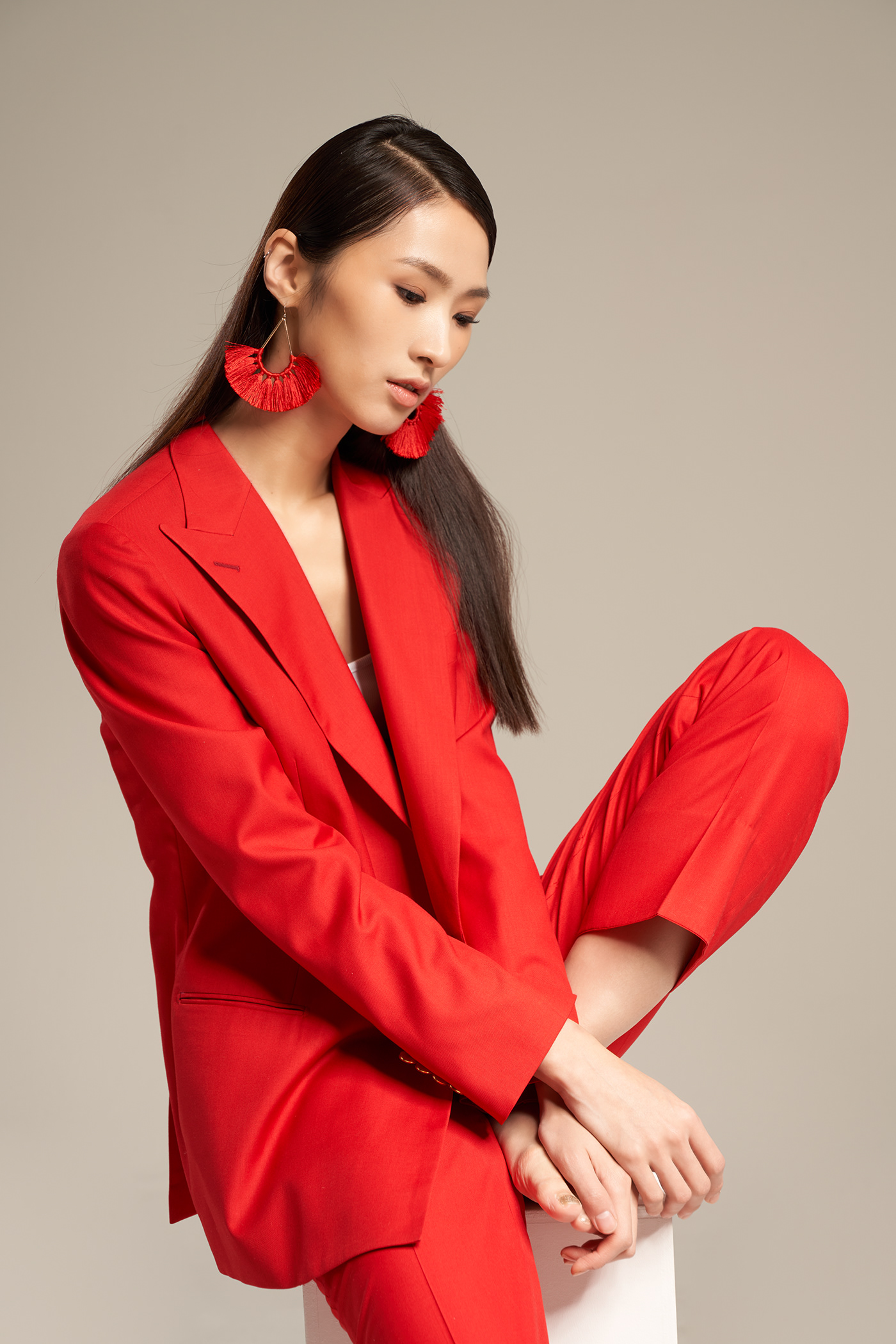 The red suit on Behance