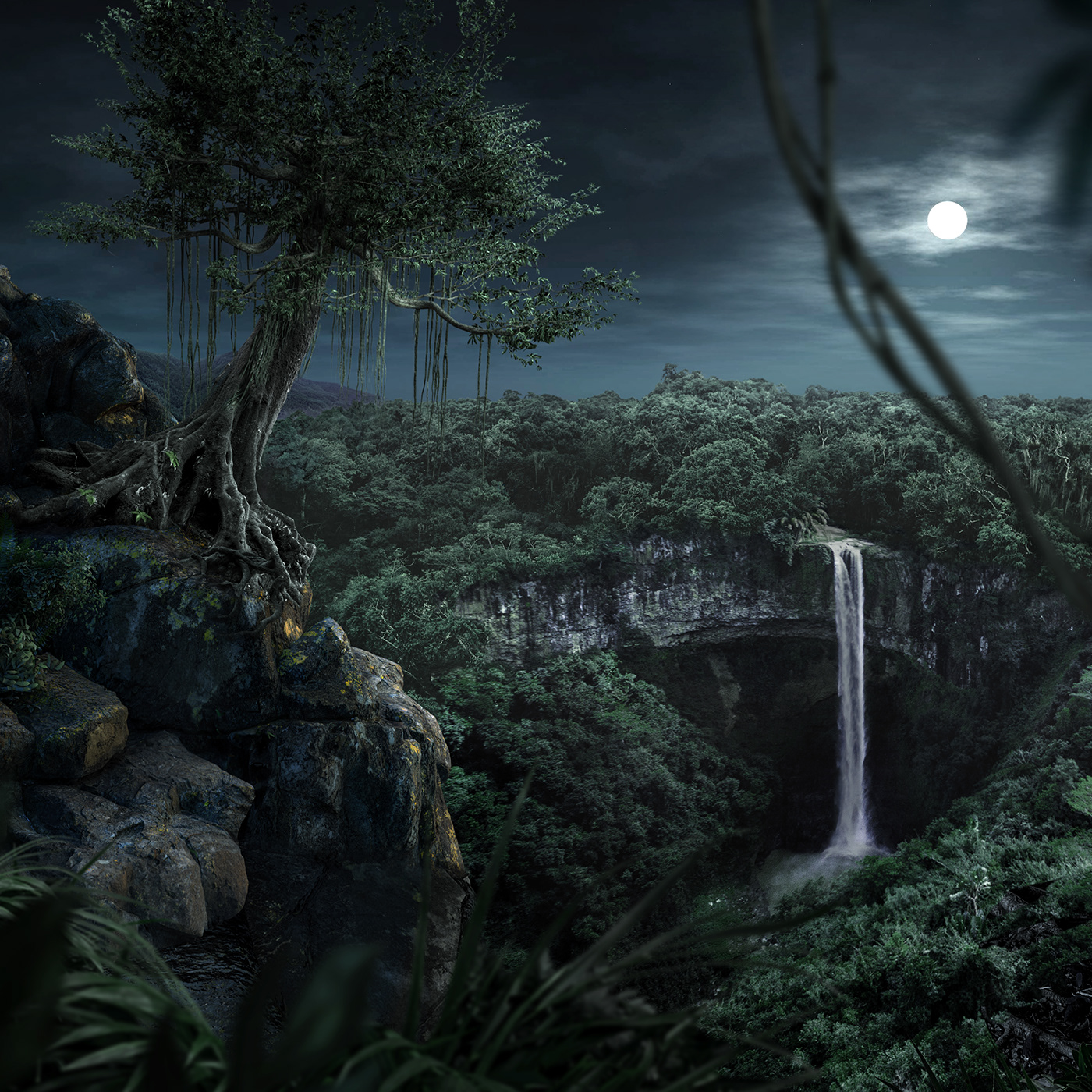 jungle CGI 3D Photography  Netflix mowgli retouch retouching  ADV Advertising 