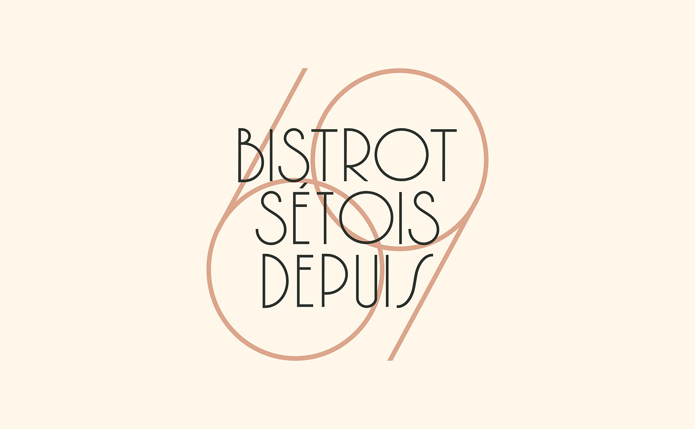 branding  Logotype restaurant Bistrot brasserie hotel identité visuelle Typographie Typeface papeterie