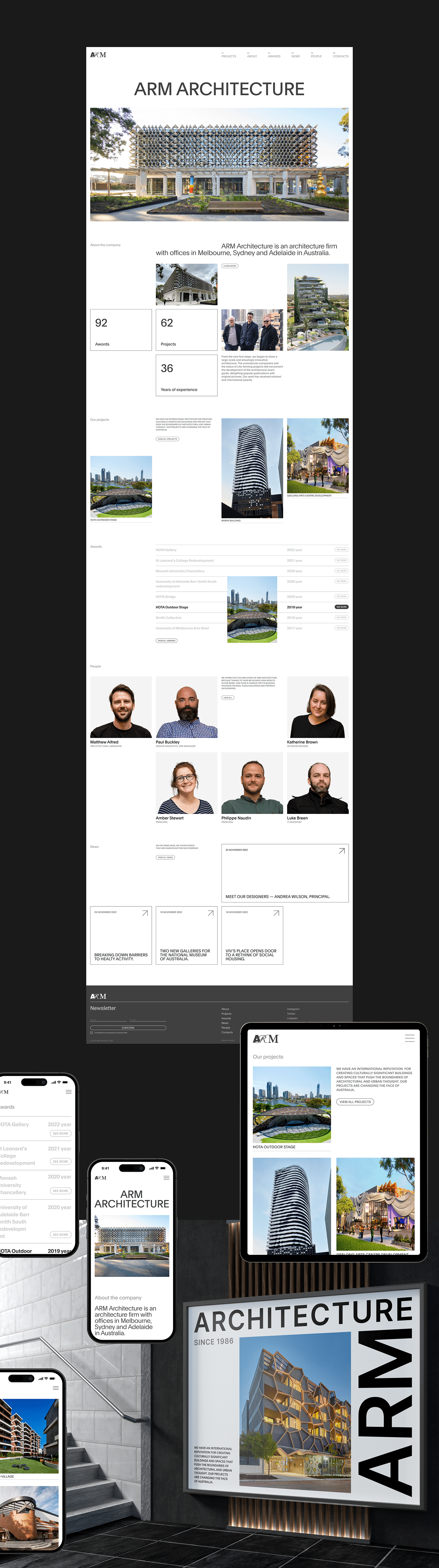 architecture Corporate Site Minimalism redesign UI UX design user interface UserInterface Web Design 