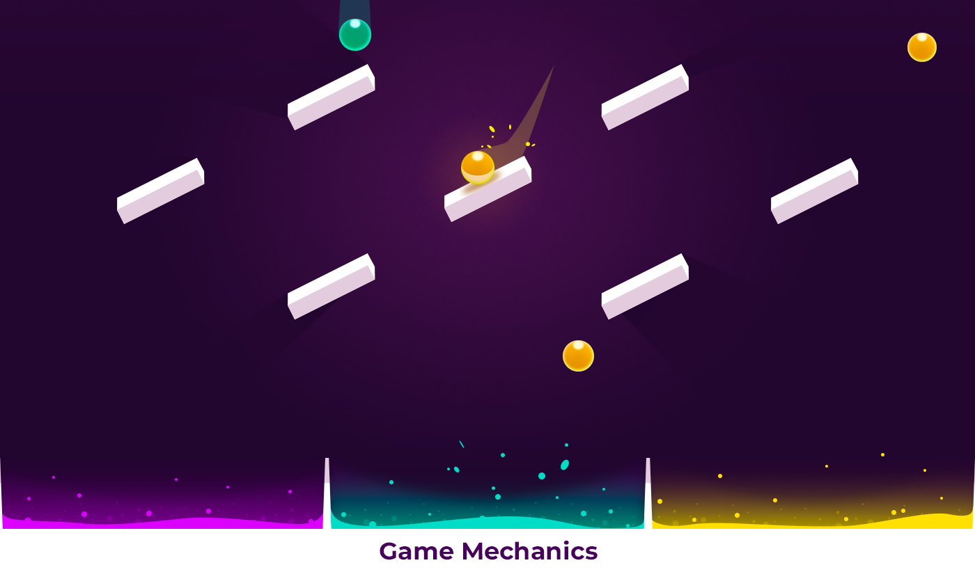 ball casual color game hyper mobile Platform UI
