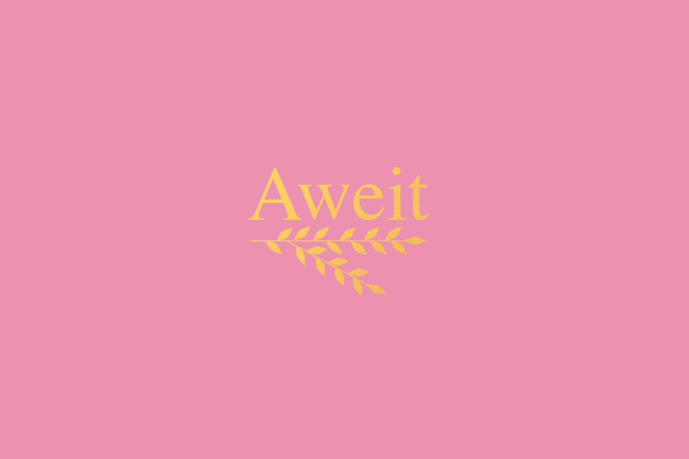 design logo brand branding  shop women pink gold