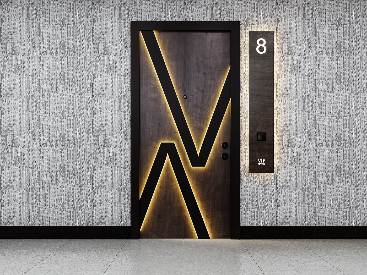 3dmax vray Render door design Interior home apartment architure building