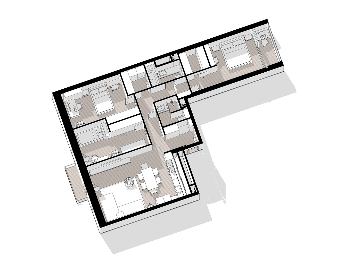 cozy design flat home Interior interior design  minimal modern White