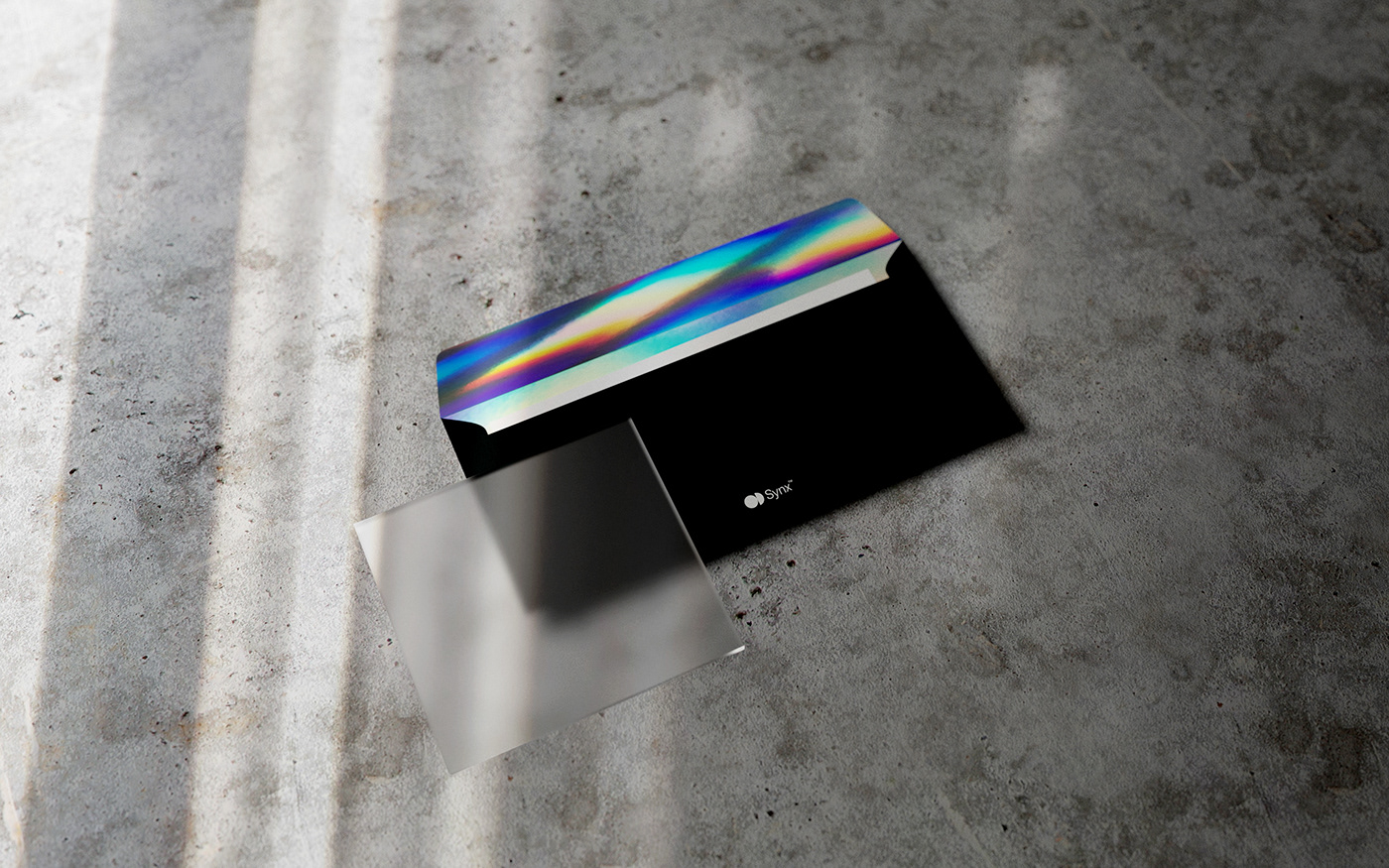 brand Mexican tech holographic black iridescent branding  Stationery artificial intelligence