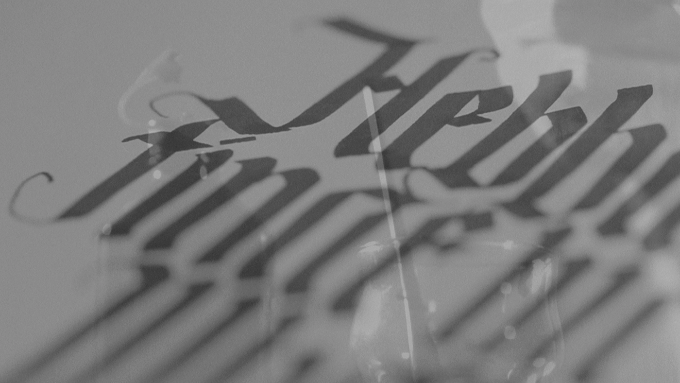 lettering brushpen Cubu letters type handmade Calligraphy  