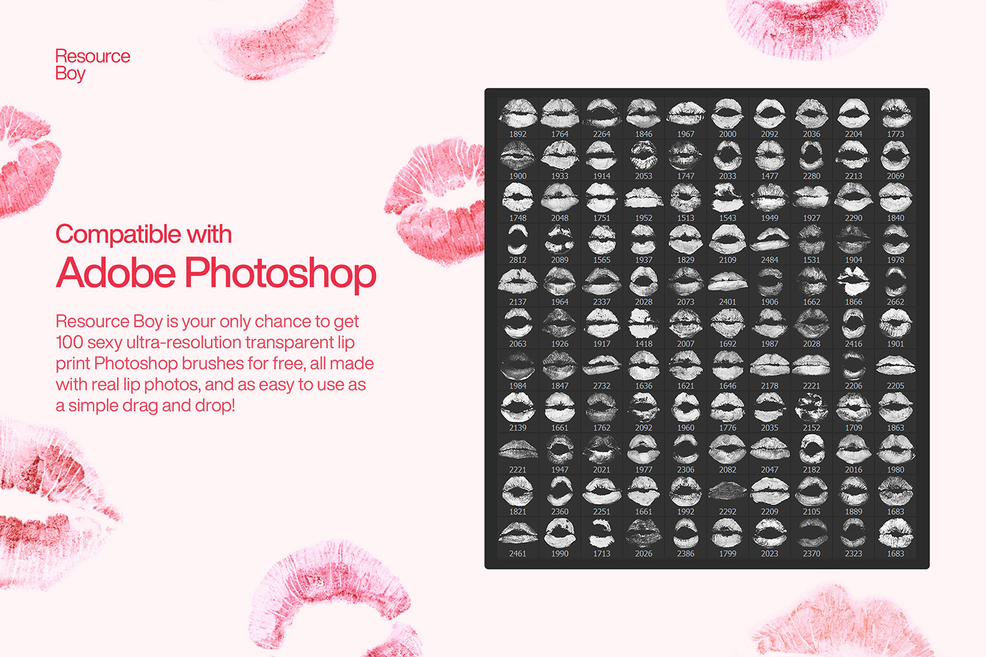 lipstick beauty lips free free textures free photoshop brushes Photoshop brushes freebie Fashion  lip print 