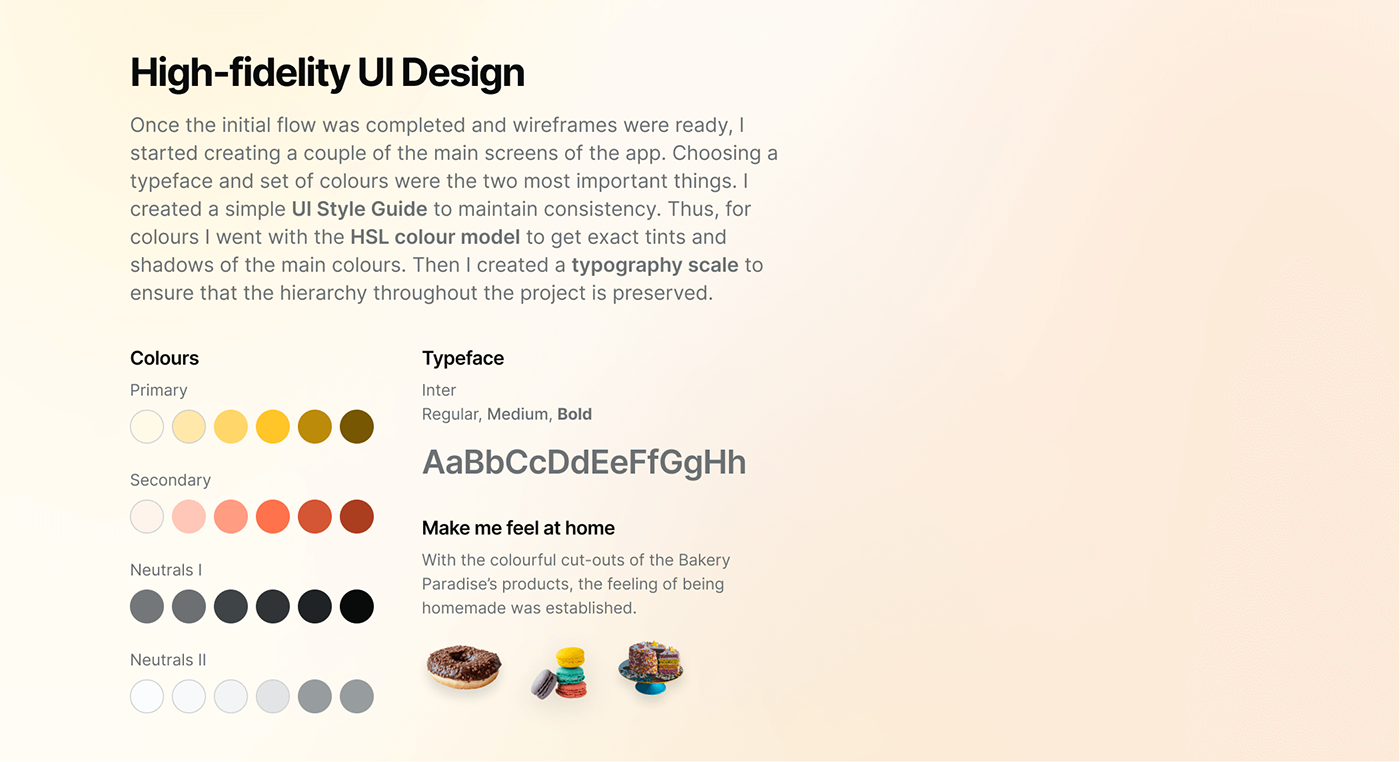 app bakery Case Study UI ui design UI/UX ux UX Case Study UX design ux/ui