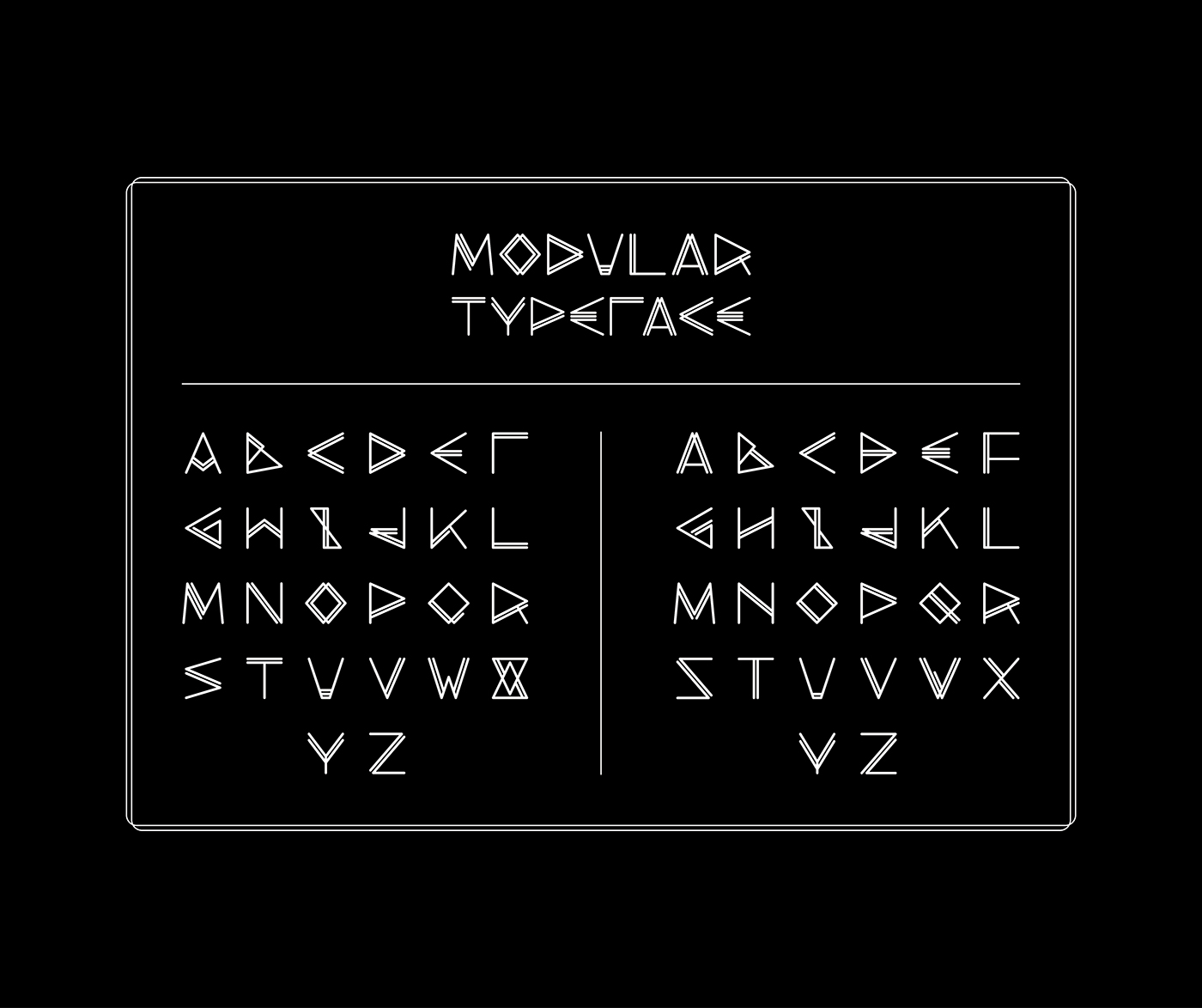 Typeface typefont modular tipografia fuente font