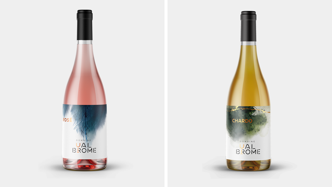 bottle brand Packaging visual identity wine