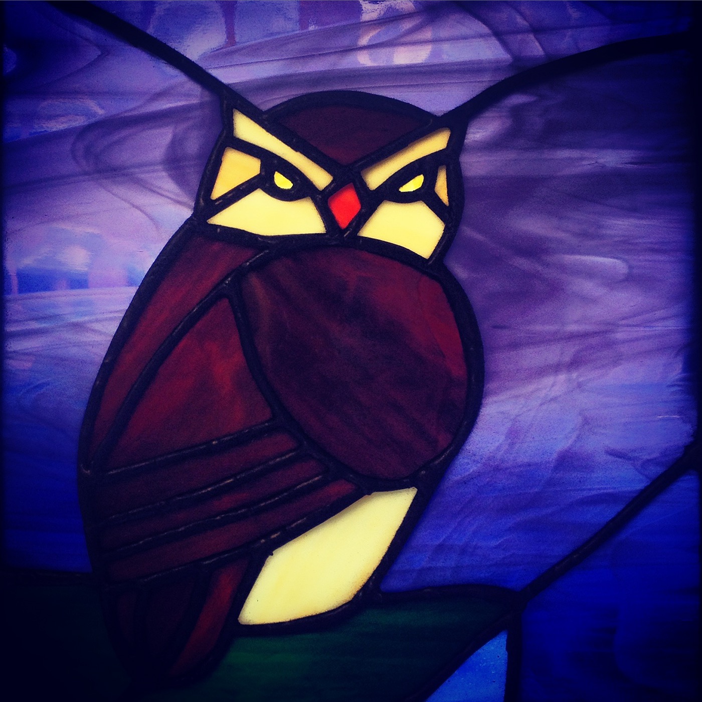  Stained Glass Owl  on Behance