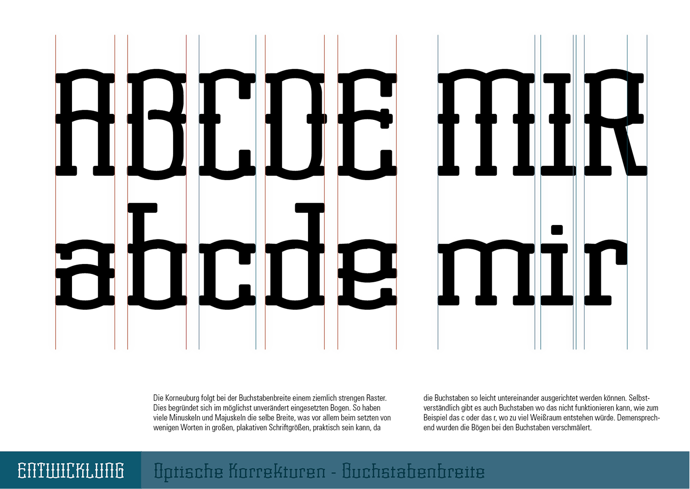 Adobe Portfolio Korneuburg Display font schrift typedesign Headline student