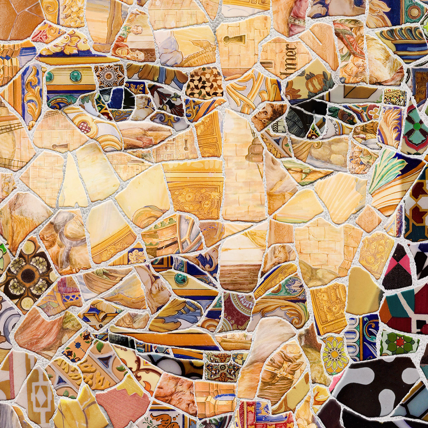 mosaic photomosaic trencadis FC Barcelona computer graphics sports football soccer athlete champion visual design pattern ceramics  Jigsaw puzzle