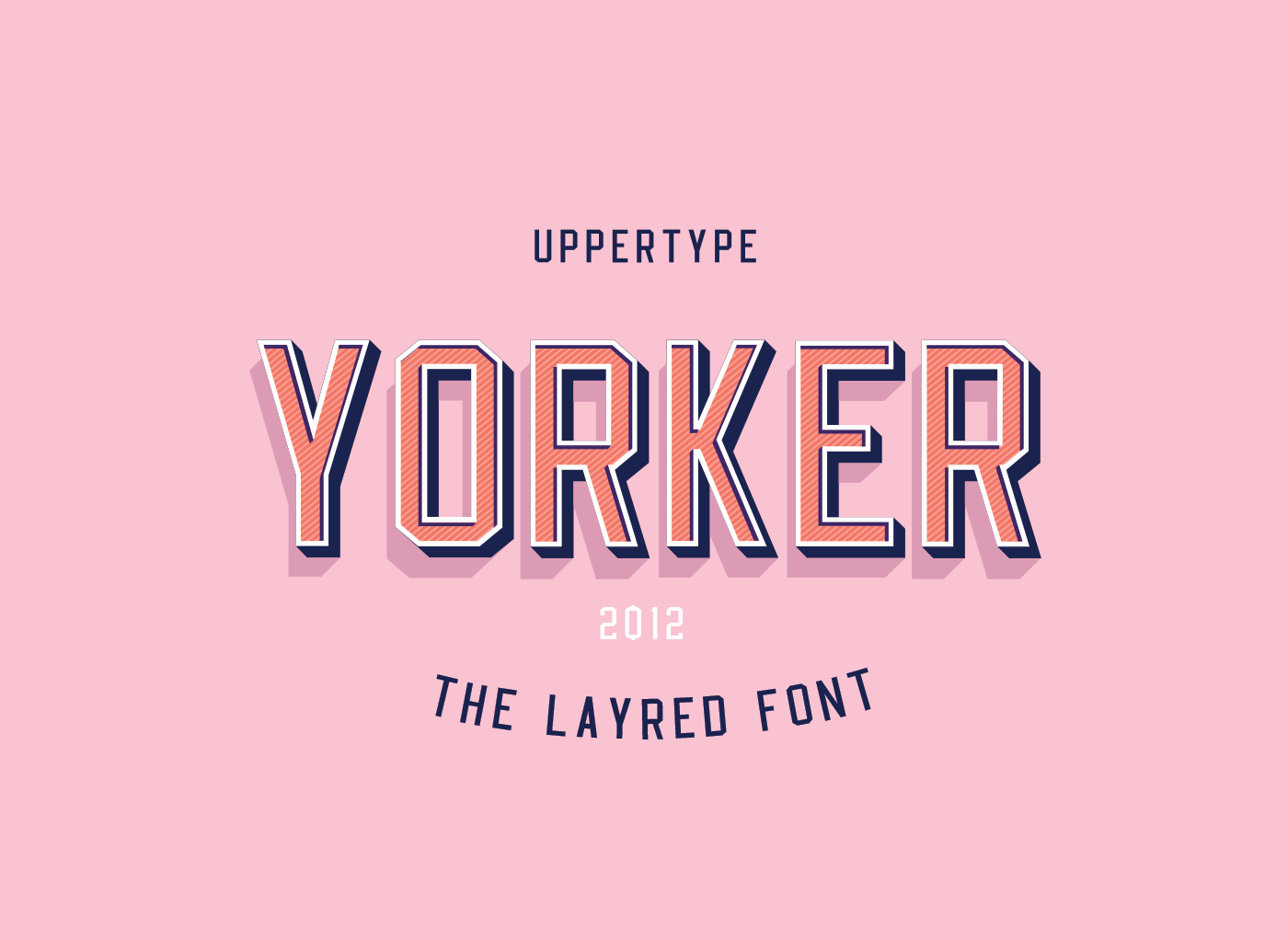 layered layer sistem type font uppertype college baseball Typeface
