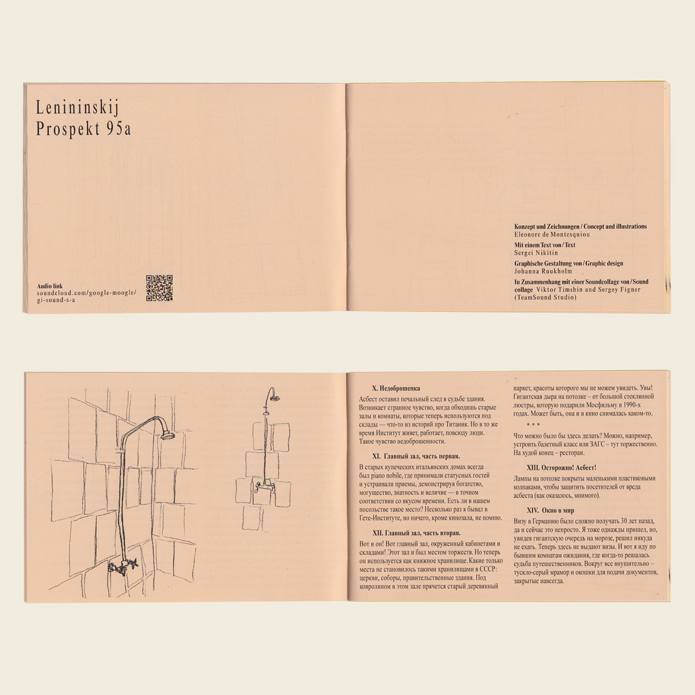 book design Eleonore de Montesquiou Leninskij Prospekt typography  