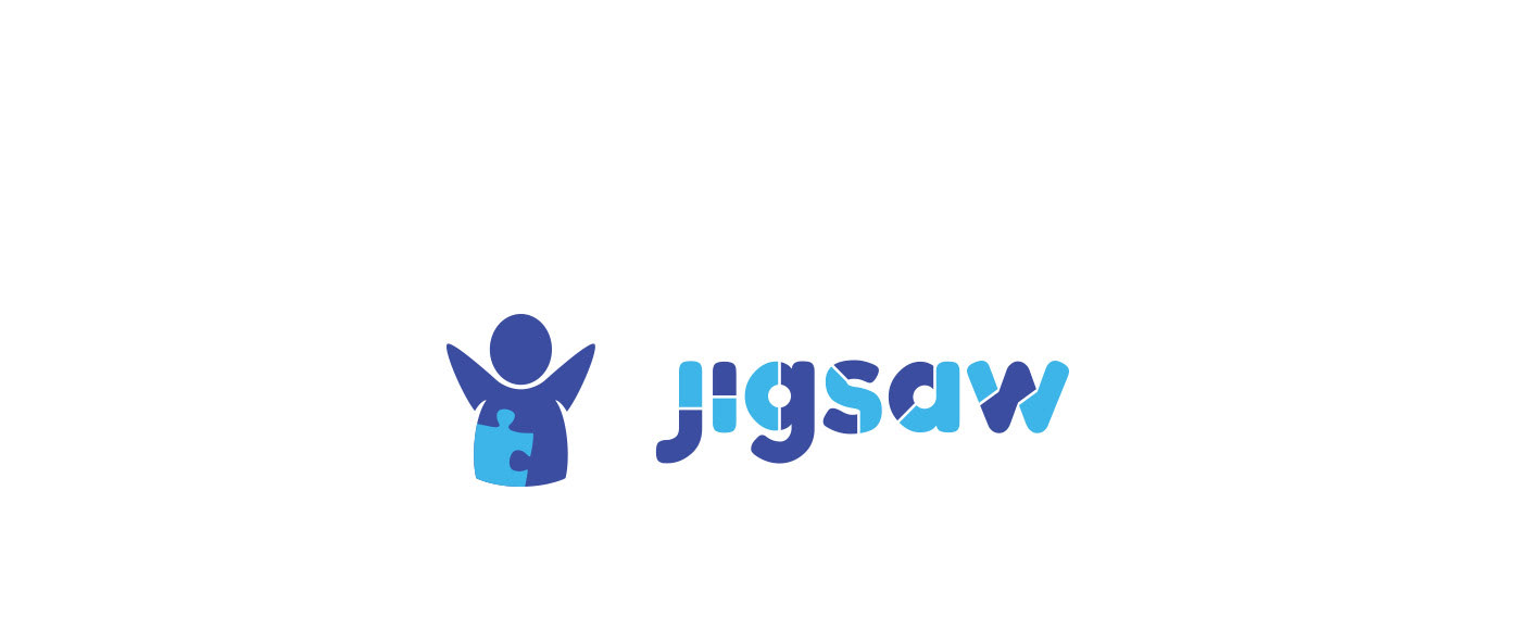 logo branding  Logo Design colourful logo fun logo jigsaw logo