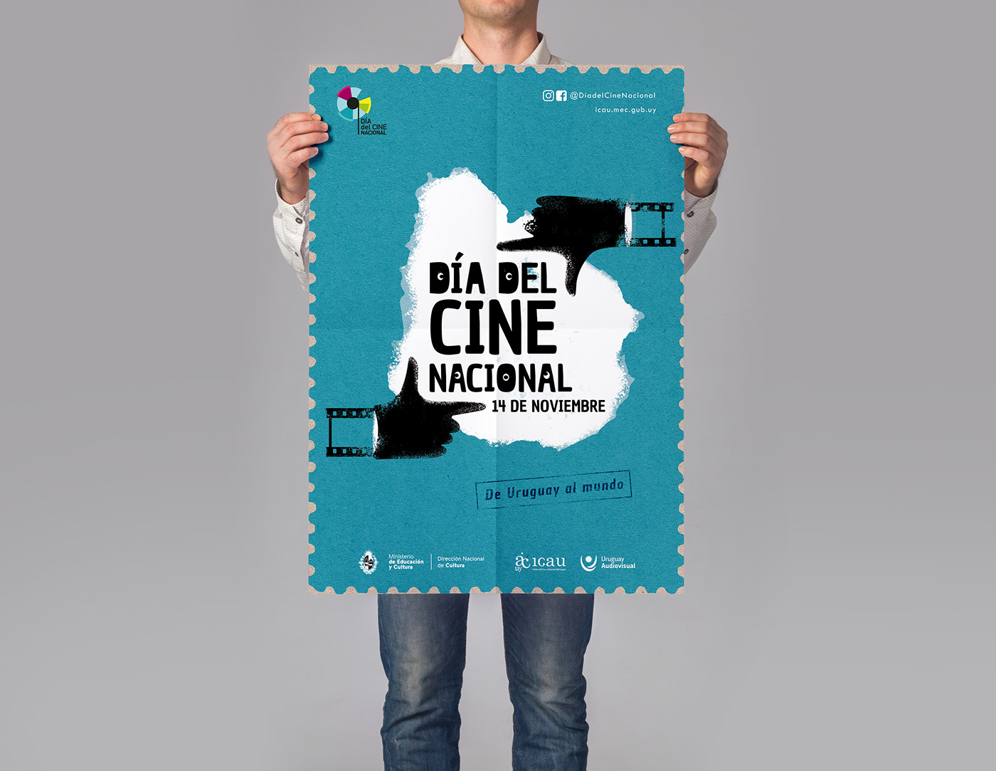 afiche Afiches Cinema festival poster ILLUSTRATION  movie poster poster poster art Poster Design uruguay