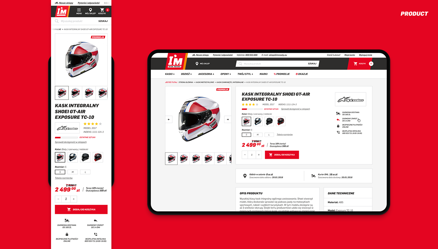 e-commerce Magento 2 motorbike motorcycle Website