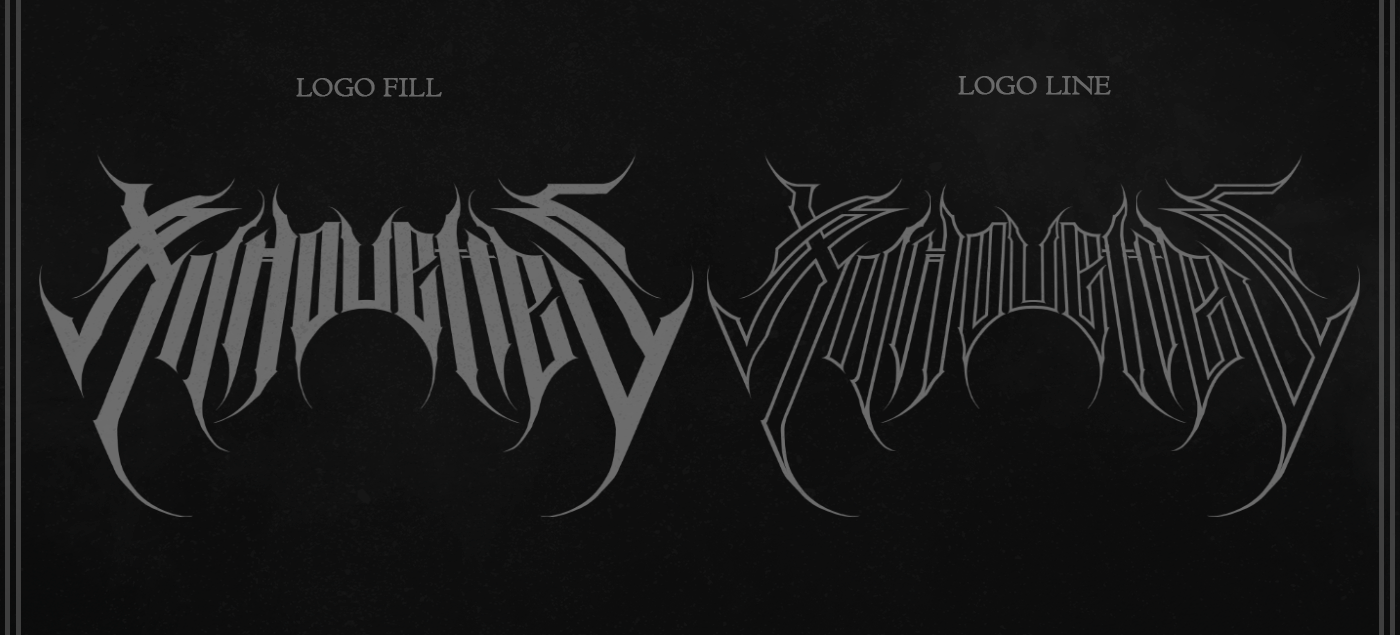 brand identity identity logo Logo Design Logotype lettering black and white visual identity band music