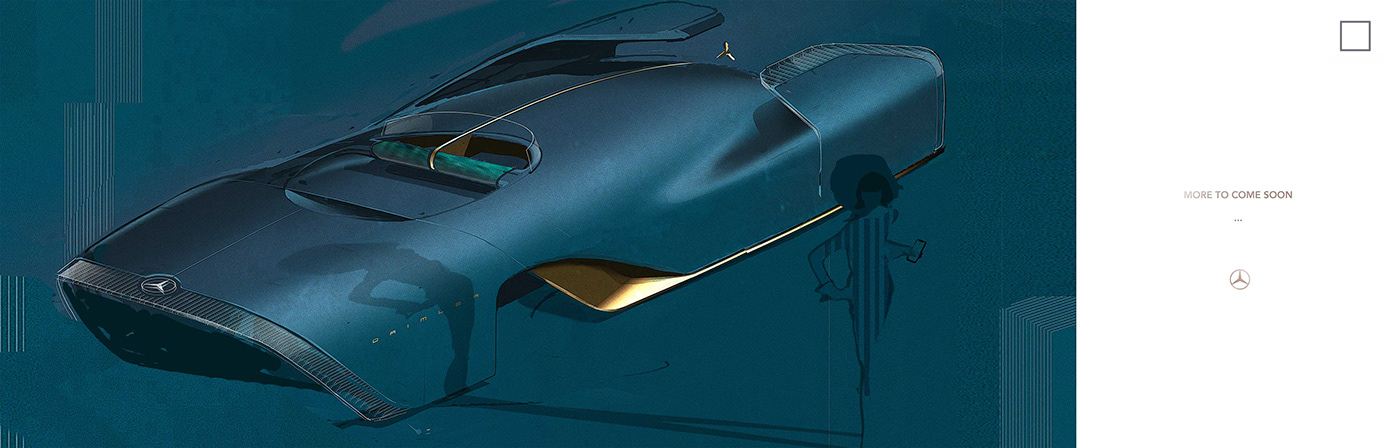 art deco automotivedesign cardesign carsketch Maybach mercedes mercedesbenz roaring twenties transportationdesign car