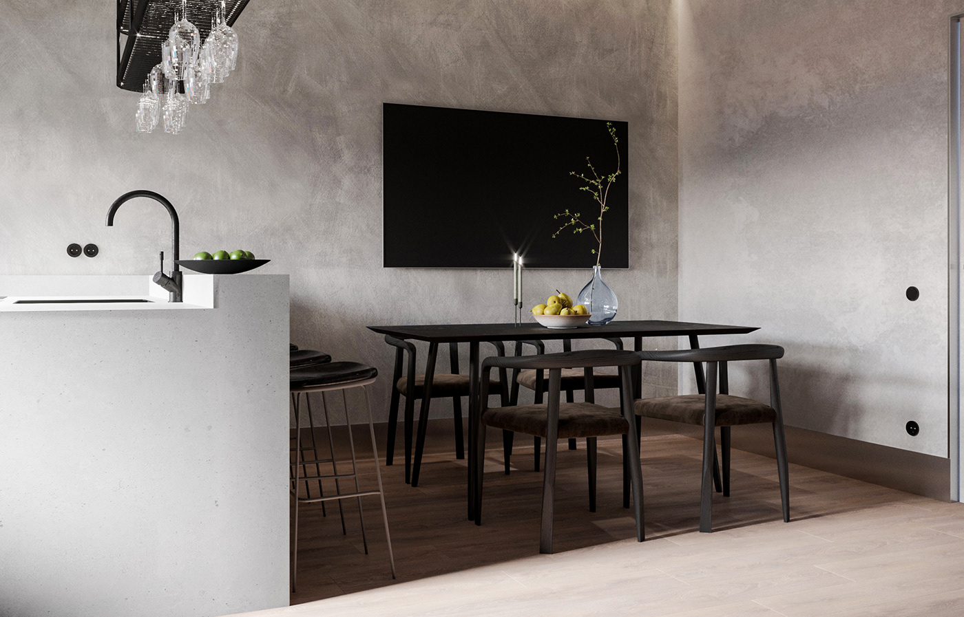 Modern Design kitchen minimalism binar design Interior architecture